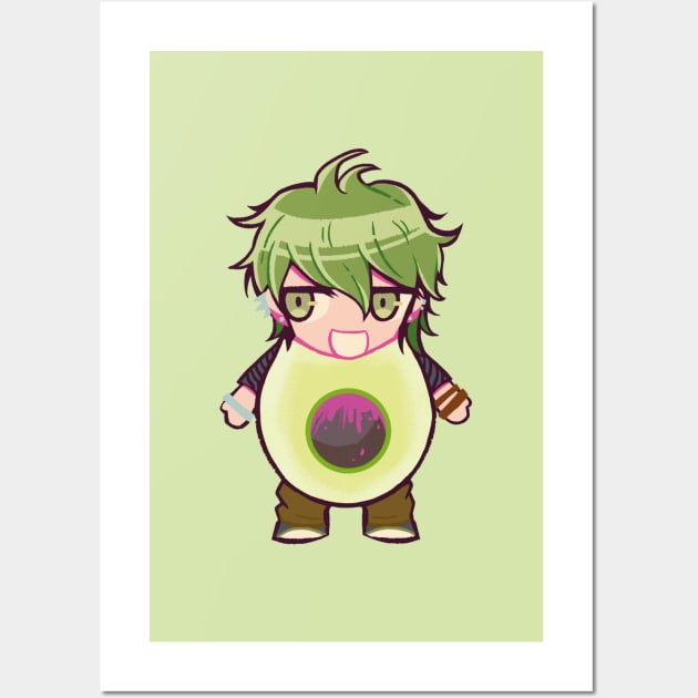 Rantaro Amami (avocado) Wall Art by OkiComa